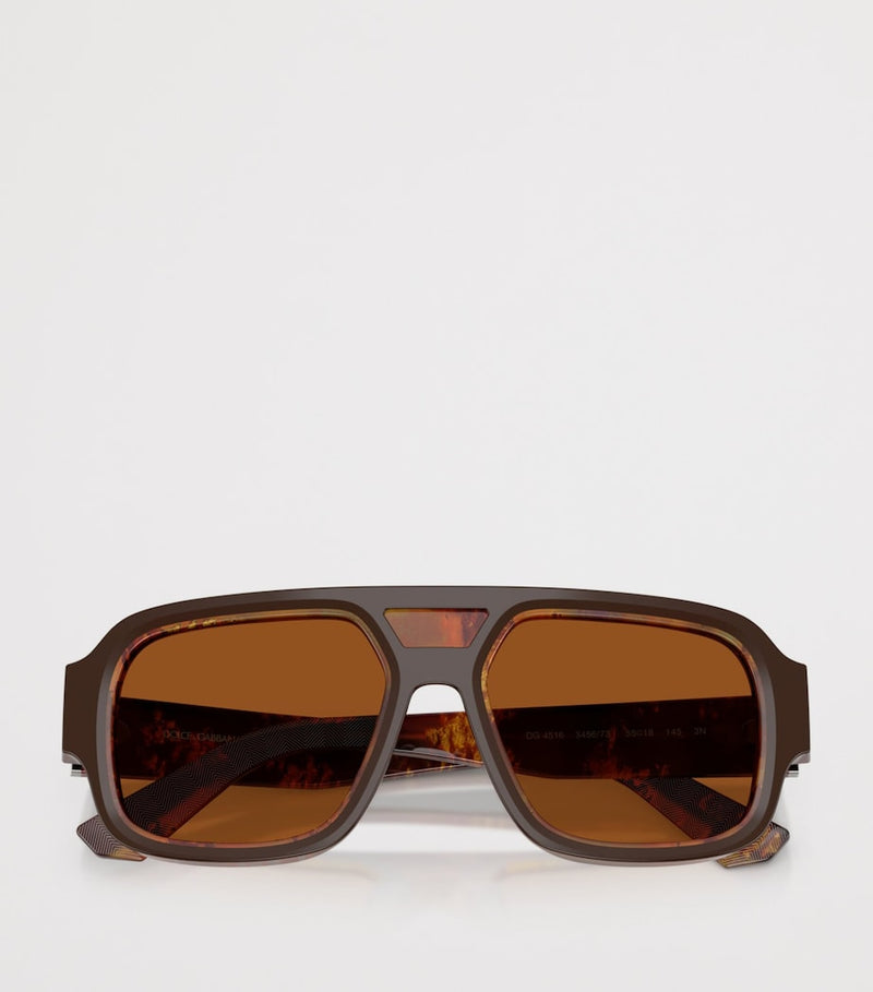 Dolce&Gabbana pilot sunglasses with acetate frame - British product