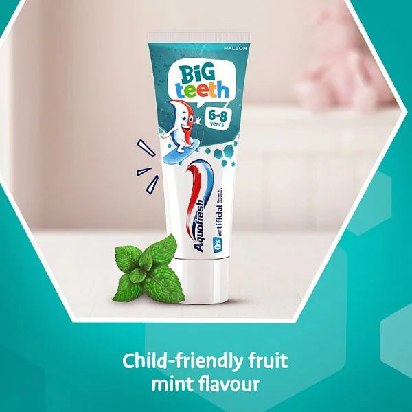 Aquafresh Kids Big Teeth Toothpaste 75ml - British product