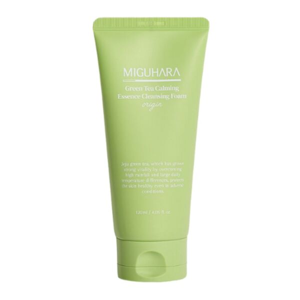Miguhara green tea calming cleansing foam 120ml - British product