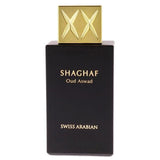 Swiss Arabian Shaghaf Oud Aswad Eau de Parfum 75ml, imported from the UK
