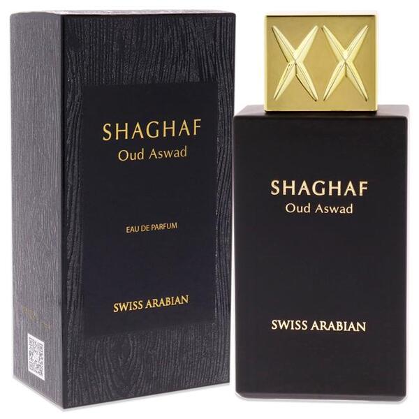 Swiss Arabian Shaghaf Oud Aswad Eau de Parfum 75ml, imported from the UK