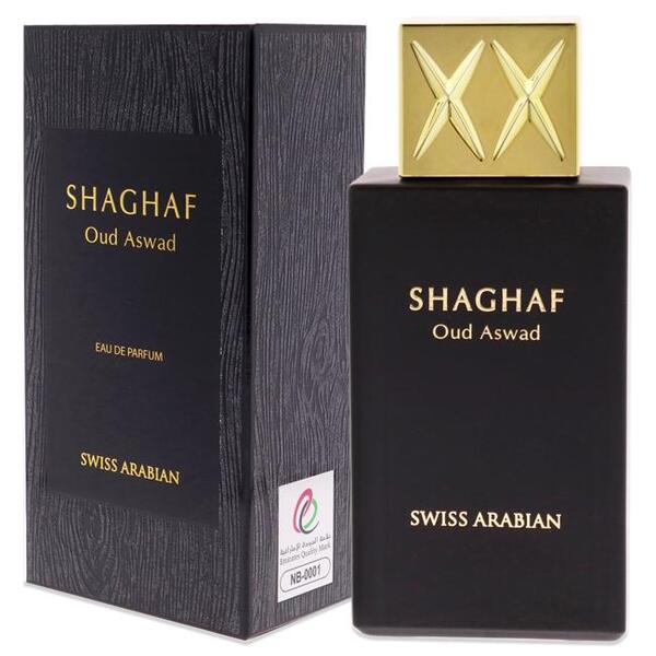 Swiss Arabian Shaghaf Oud Aswad Eau de Parfum 75ml, imported from the UK