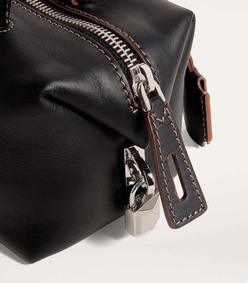 Max Mara small leather satchel bag calfskin suede lining, imported from the UK