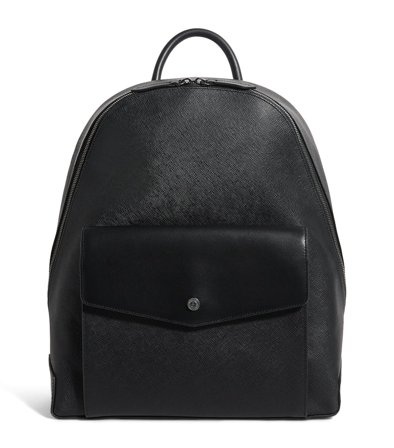 Harrods Saffiano leather backpack day bag, UK version