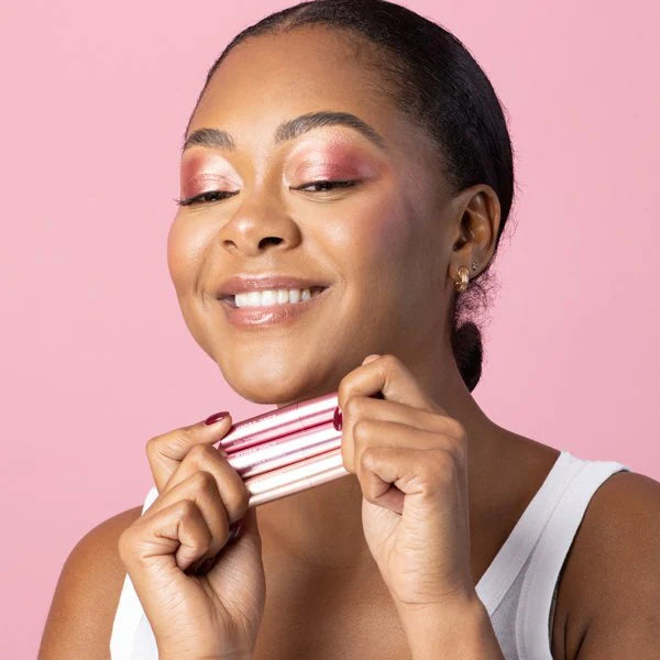 MUA Hydra Juice Shimmer Lip Stylo Raspberry Jam, imported from the UK