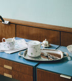 Royal Copenhagen fluted porcelain teapot 750ml, imported from the UK