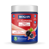 Holland & Barrett Bioglan Vitagummies Iron & Vitamin C Berry Flavour 30 Gummies- Buy online at McGrocer