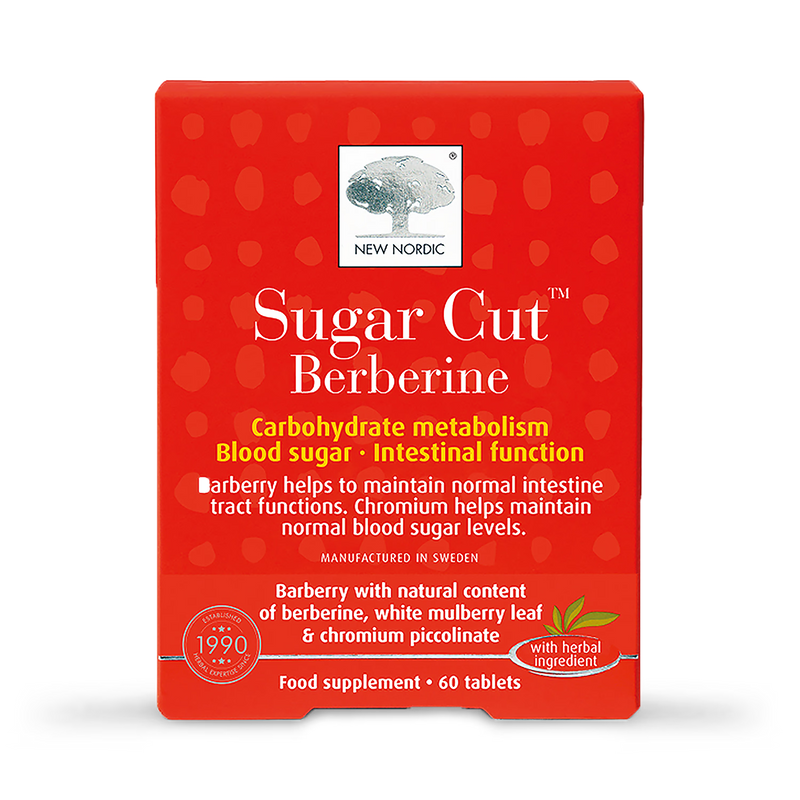 New Nordic Sugar Cut Berberine 60 tablets, imported from the UK