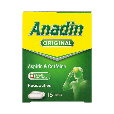 Holland & Barrett Anadin Original 16 Pain Relief Tablets- Buy online at McGrocer