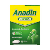 Holland & Barrett Anadin Original 16 Pain Relief Tablets- Buy online at McGrocer