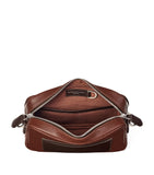 Aspinal of London pebbled leather messenger bag, UK version