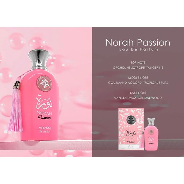 Adyan Norah Passion Eau De Parfum 100ml (British brand)