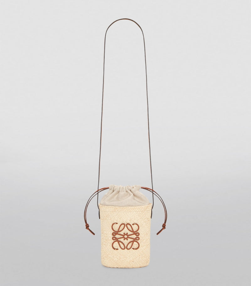 LOEWE Paula's Ibiza straw bucket bag, UK version