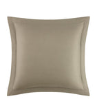 Yves Delorme Triomphe Kaki square Oxford pillowcase 65cm, imported from the UK