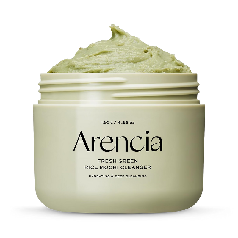 Arencia Fresh Green Mochi Cleanser 120g, imported from the UK
