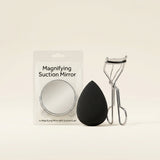 No7 accessories bundle with eyelash curler mirror sponge, UK version