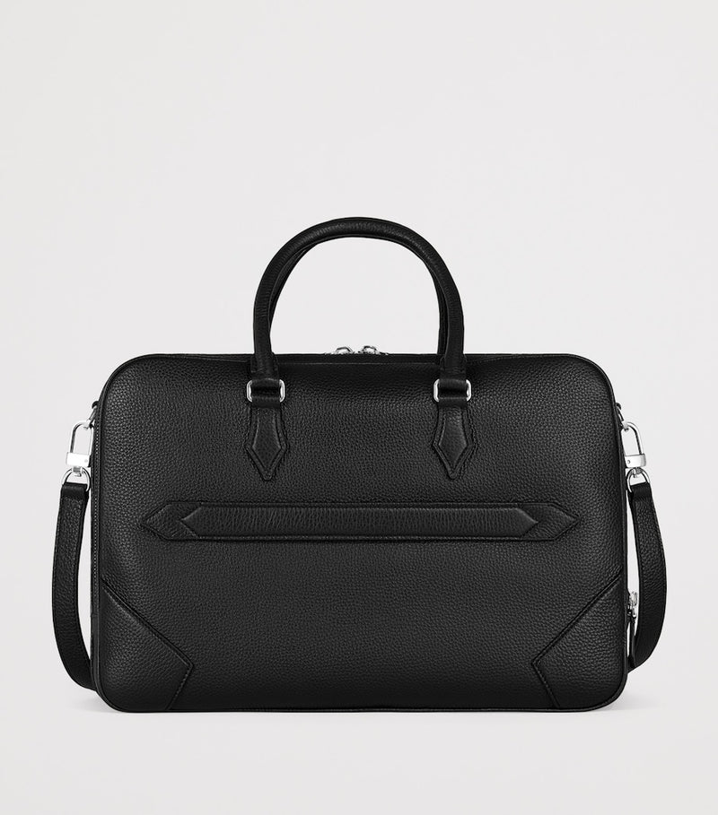 Montblanc large grained leather document case, imported from the UK