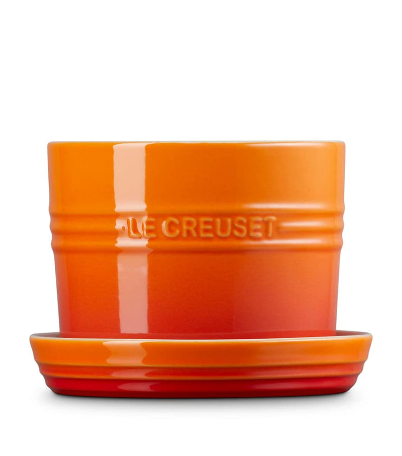 Le Creuset stoneware herb planter 15cm, UK version