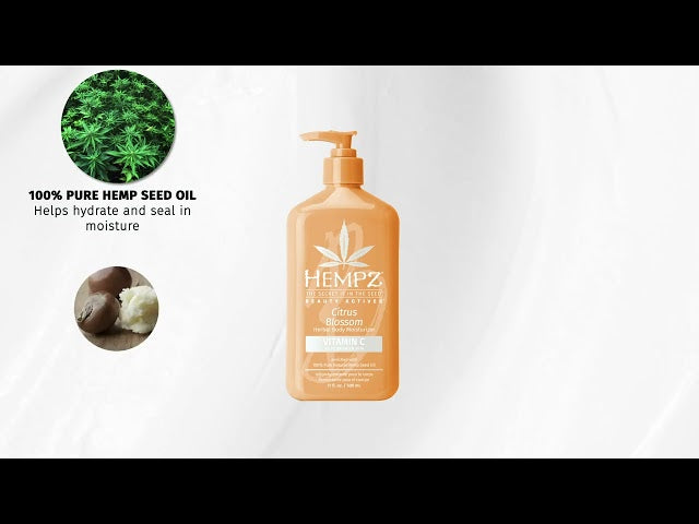 Hempz Citrus Blossom Herbal Body Moisturizer 500mL, UK version