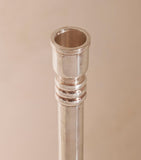 Soho Home large silver-plated candlestick 44cm (British brand)