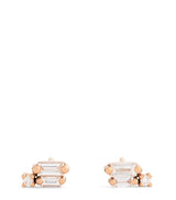 Harrods Suzanne Kalan Rose Gold and Diamond Bold Burst Stud Earrings- Buy online at McGrocer
