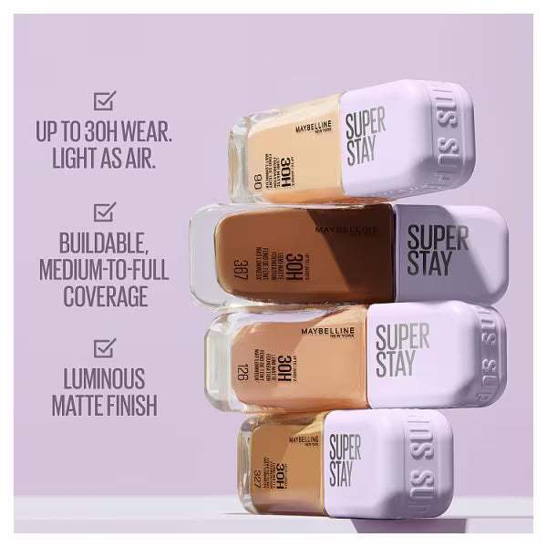 Maybelline Super Stay Foundation shade 327, imported from the UK