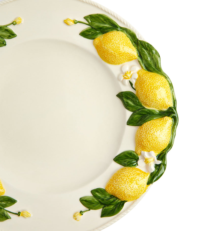 Les-Ottomans lemon ceramic plate 19cm - British product
