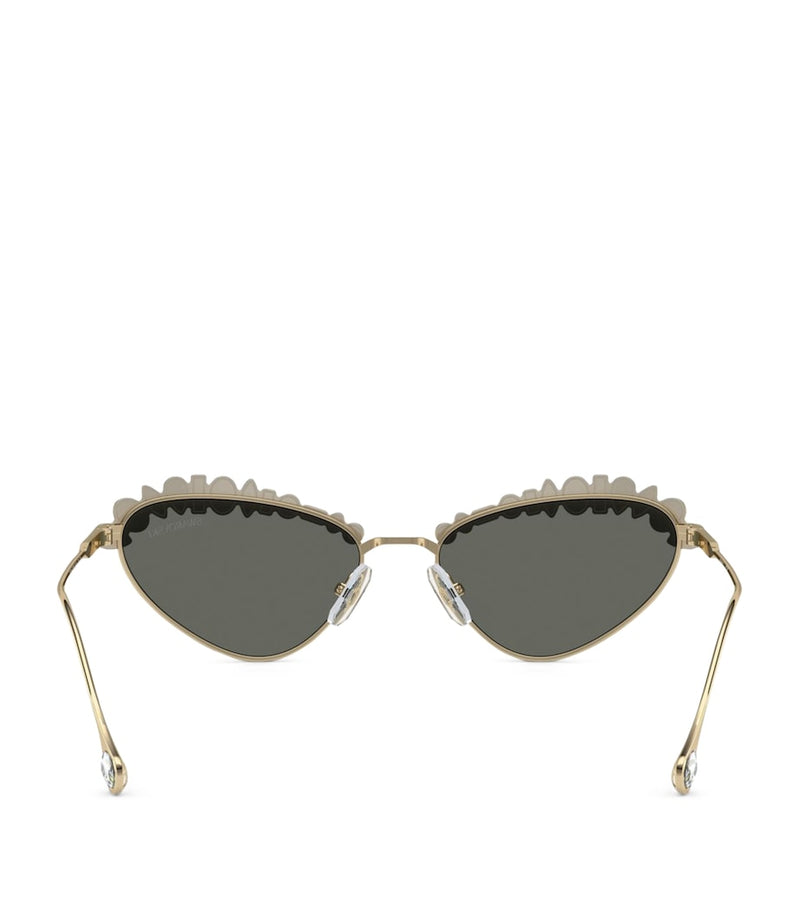 Swarovski crystal-embellished cat-eye sunglasses - British product