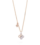 Harrods Boodles Be Boodles Rose Gold and Platinum Diamond Necklace- Buy online at McGrocer