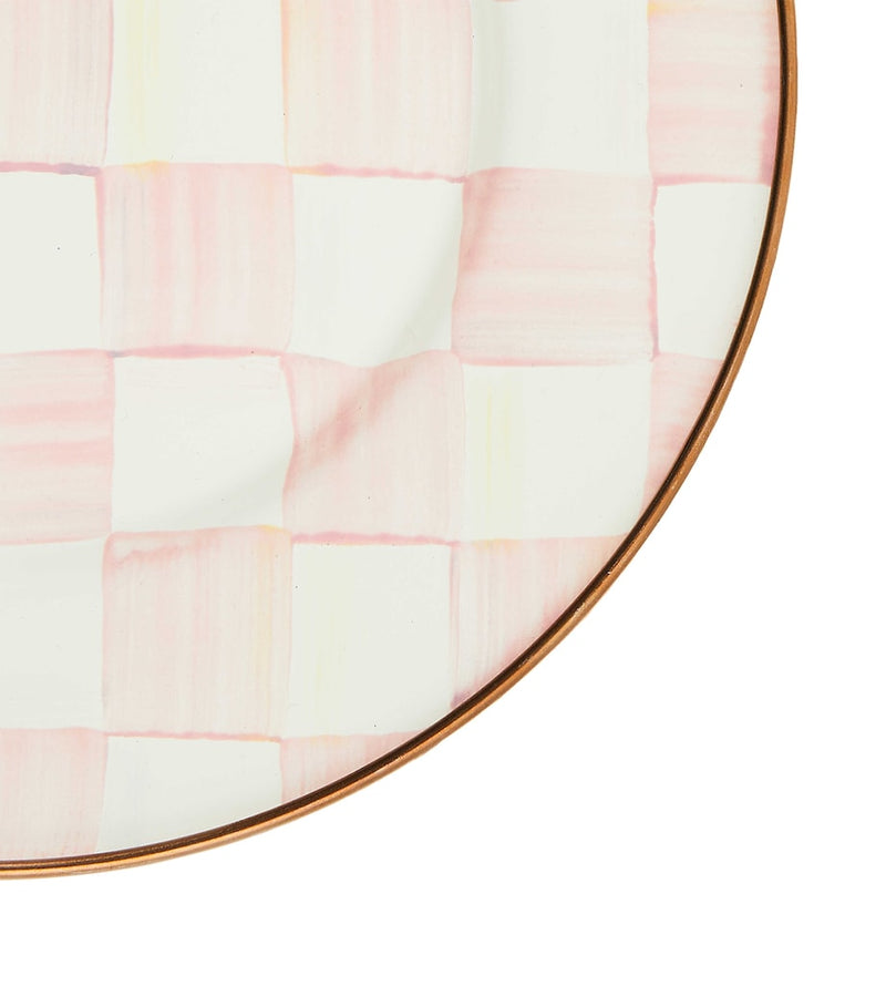 MacKenzie-Childs Rosy Check dessert plate 20cm - British product