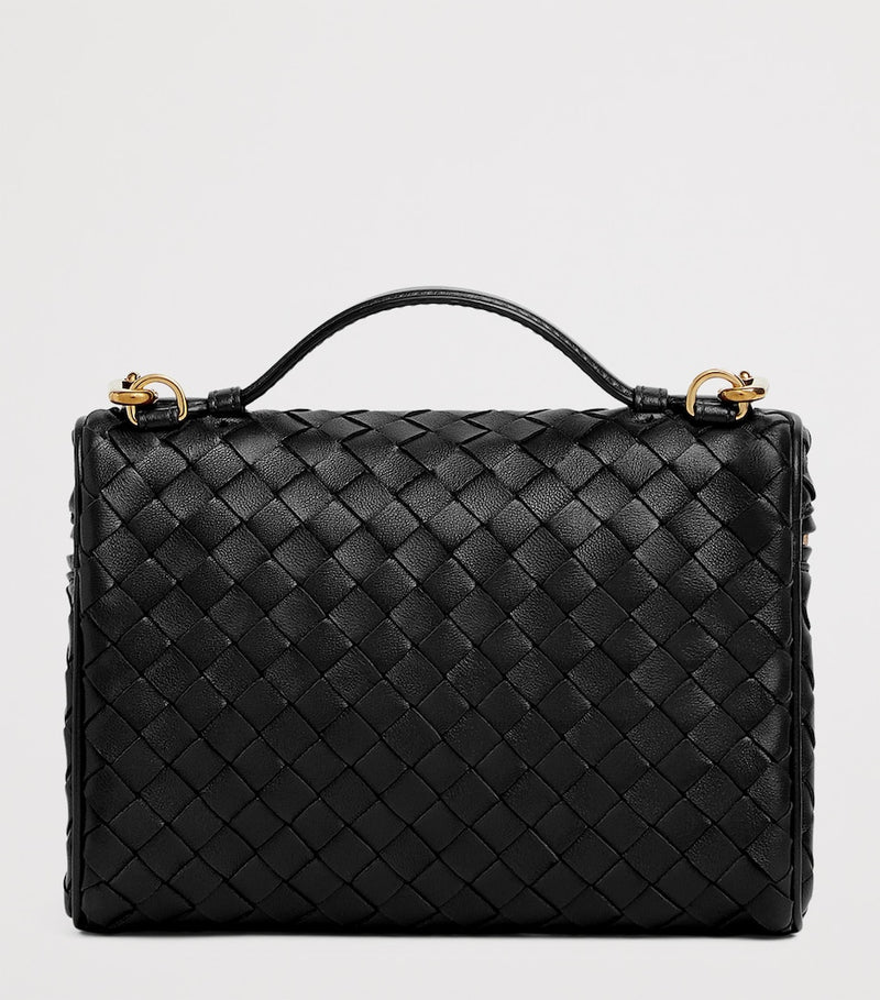 Bottega Veneta small leather soft vanity case H14cm W19cm D3cm (British brand)