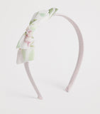 Patachou cotton floral headband, imported from the UK