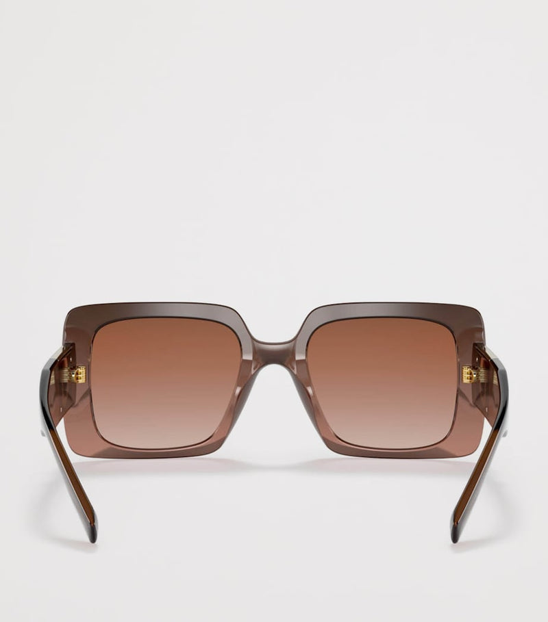 Versace acetate square gradient sunglasses, imported from the UK