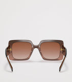 Versace acetate square gradient sunglasses, imported from the UK