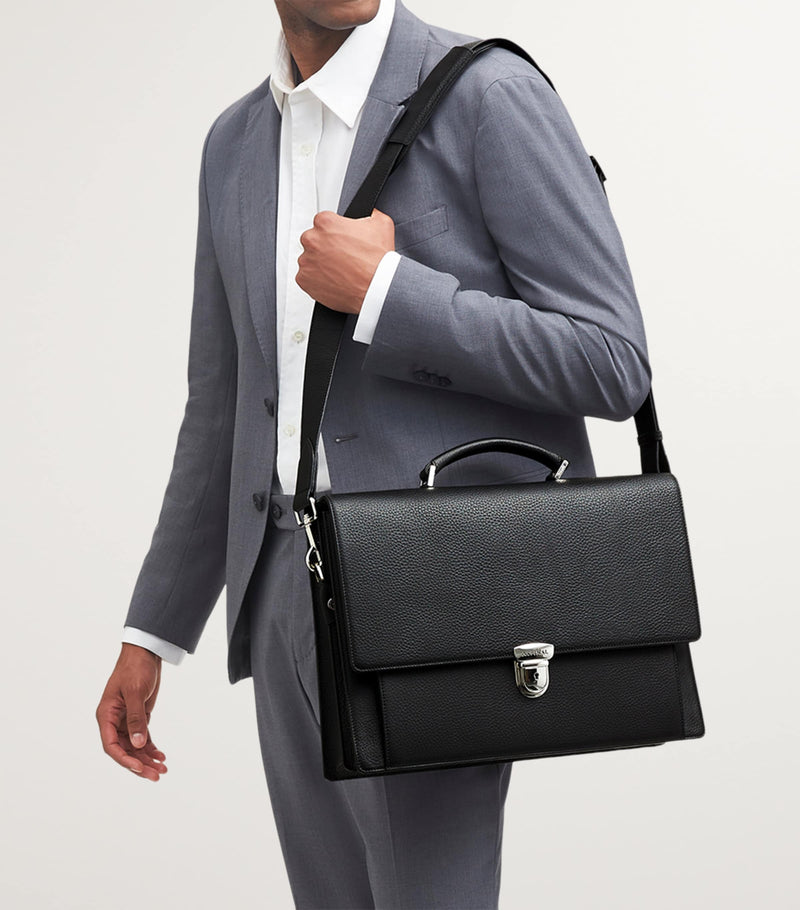 Aspinal of London city laptop briefcase - British product
