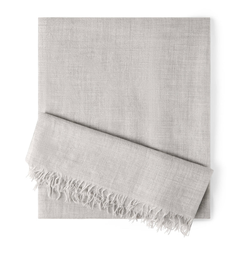 Brunello Cucinelli cashmere-silk scarf 200x100 cm - British product