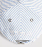 Vilebrequin seersucker stripe turtle baseball cap (British brand)