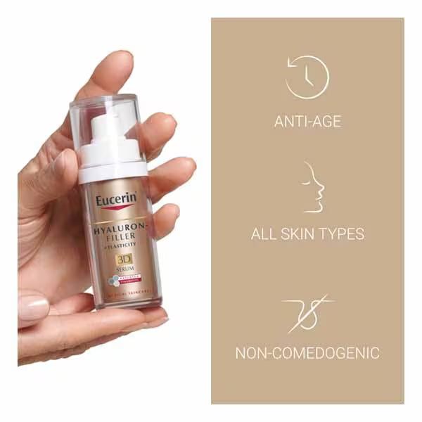 Eucerin Hyaluron Filler + Elasticity 3D Serum 30ml - British product