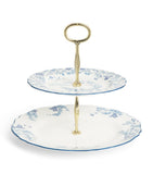 Harrods Toile two-tier cake stand, UK version