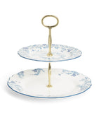 Harrods Toile two-tier cake stand, UK version
