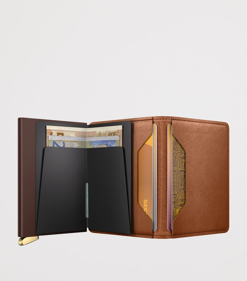 Secrid embossed leather Slimwallet card holder, imported from the UK