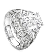 Harrods Boodles Platinum and Diamond Victoria Falls Inside Africa Ring- Buy online at McGrocer