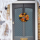 Livingandhome Halloween Wreath LED Lights 35cm, UK version