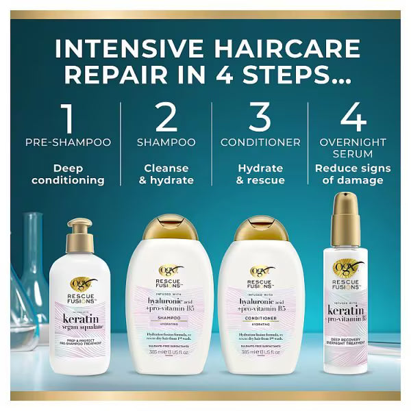 OGX overnight hair serum lavender chamomile 125ml, imported from the UK