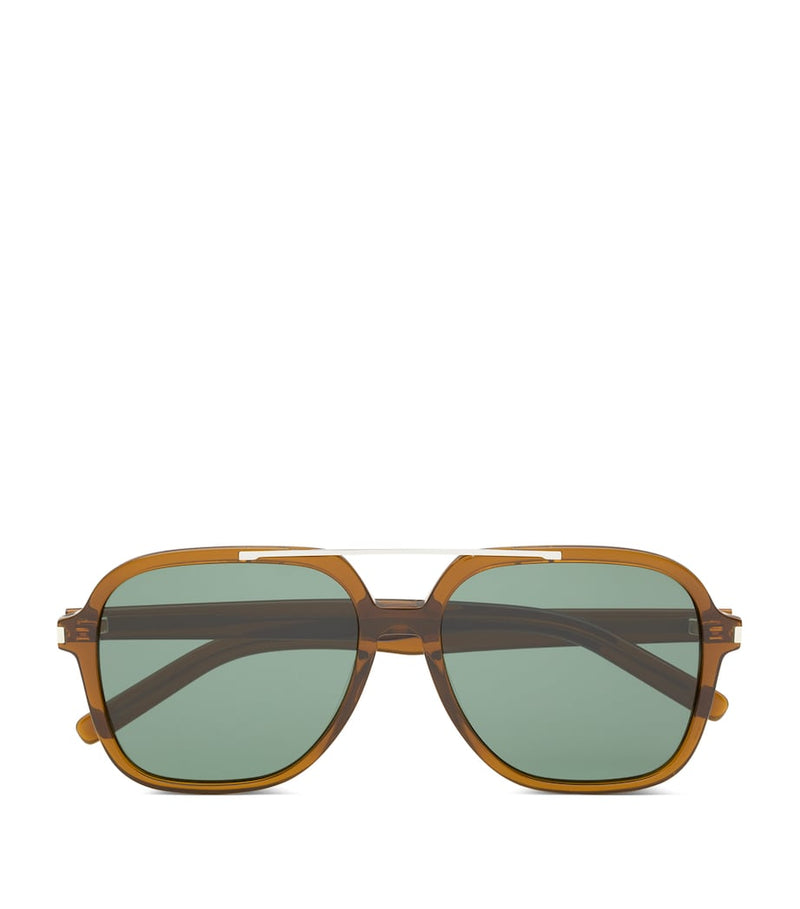 Saint Laurent Aviator 545 sunglasses, imported from the UK
