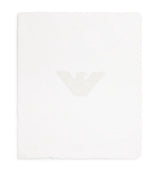 Harrods Emporio Armani Kids Cotton Logo Blanket 75cm x 65cm- Buy online at McGrocer