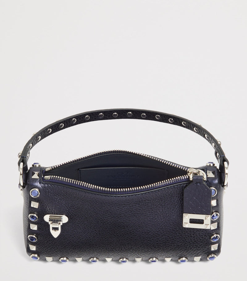 Valentino Garavani small Rockstud shoulder bag in calf leather (British brand)