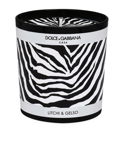 Harrods Dolce&Gabbana Casa Porcelain Lychee and Mulberry Candle 250g- Buy online at McGrocer