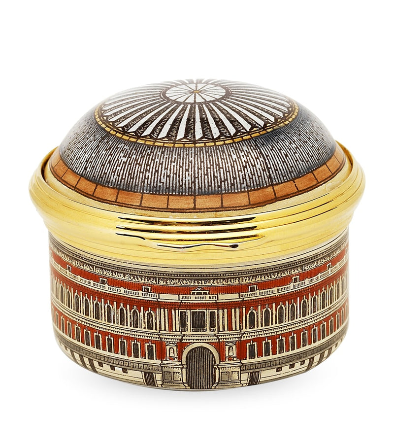 Halcyon Days enamel box Royal Albert Hall, UK version