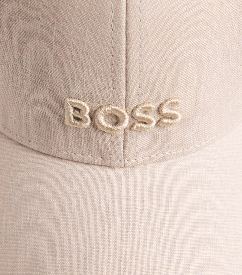 Casquette de baseball BOSS en lin - Produit britannique